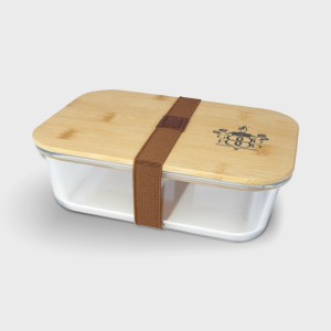 Seasons Roby Glass Lunch Box with Bamboo Lid