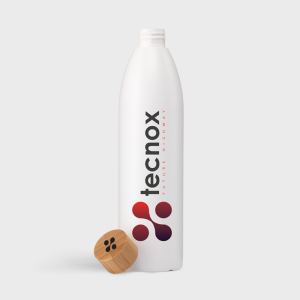 Sugarcane Slim Water Bottle with Bamboo Cap