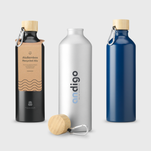 AluBamboo GRS Recycled Water Bottle