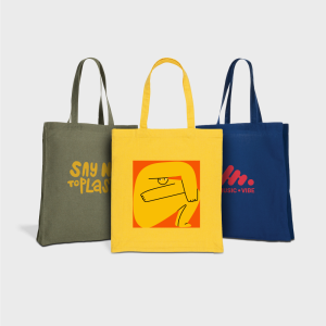 Recycled Cotton Bag with Bottom