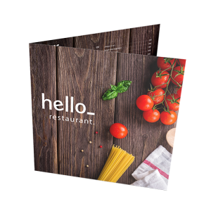 Half Fold Menus
