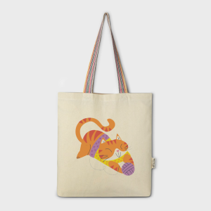 Rainbow Recycled Cotton Tote Bag