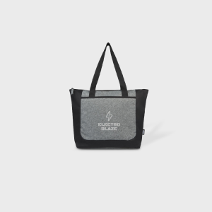 Reclaim GRS Recycled Two-Tone Zippered Tote Bag